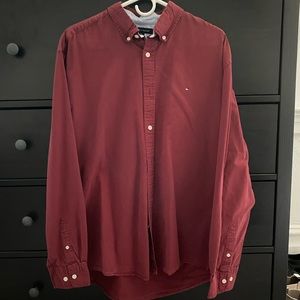 Tommy Hilfiger | Tommy Hilfiger red button down size XL